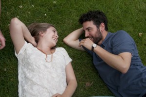 Elizabeth Olsen as Zibby and Josh Radnor as Jesse in ``Liberal Arts.''