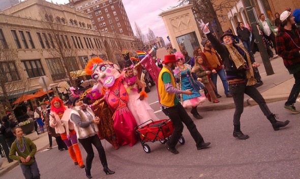 asheville mardi gras parade