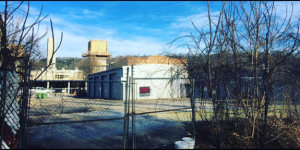 A new bar is planned for this lot on Asheville's South Slope. This view is from Federal Alley at the rear of the lot, which faces Coxe Avenue at the front.