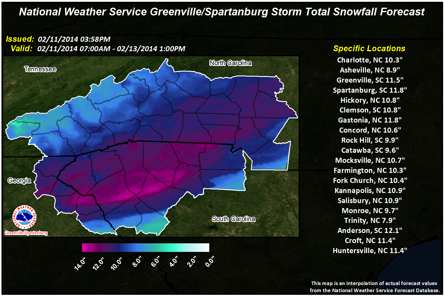 UPDATED Asheville residents frolic in recordsetting snow as city