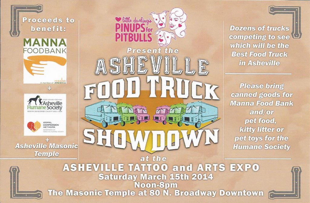 Asheville food truck showdown set for Saturday in Masonic Temple lot
