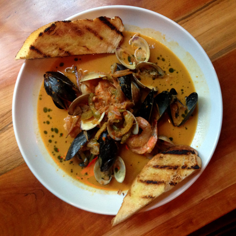 Shellfish Bowl at The Junction, River Arts District, Asheville, Eat of