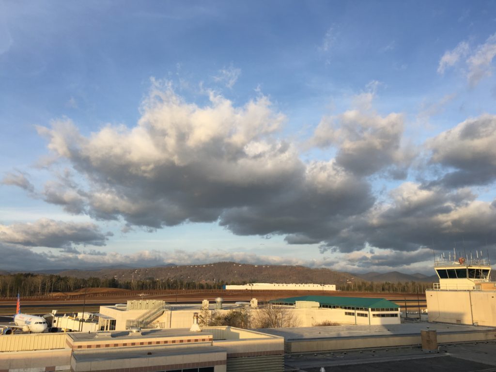 Asheville Regional Airport update 3 new flights, 2 new parking lot
